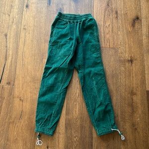Krost Green Corduroy Joggers